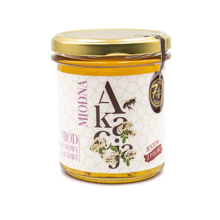 MIODNA AKACJA  polski miód akacjowy 400g